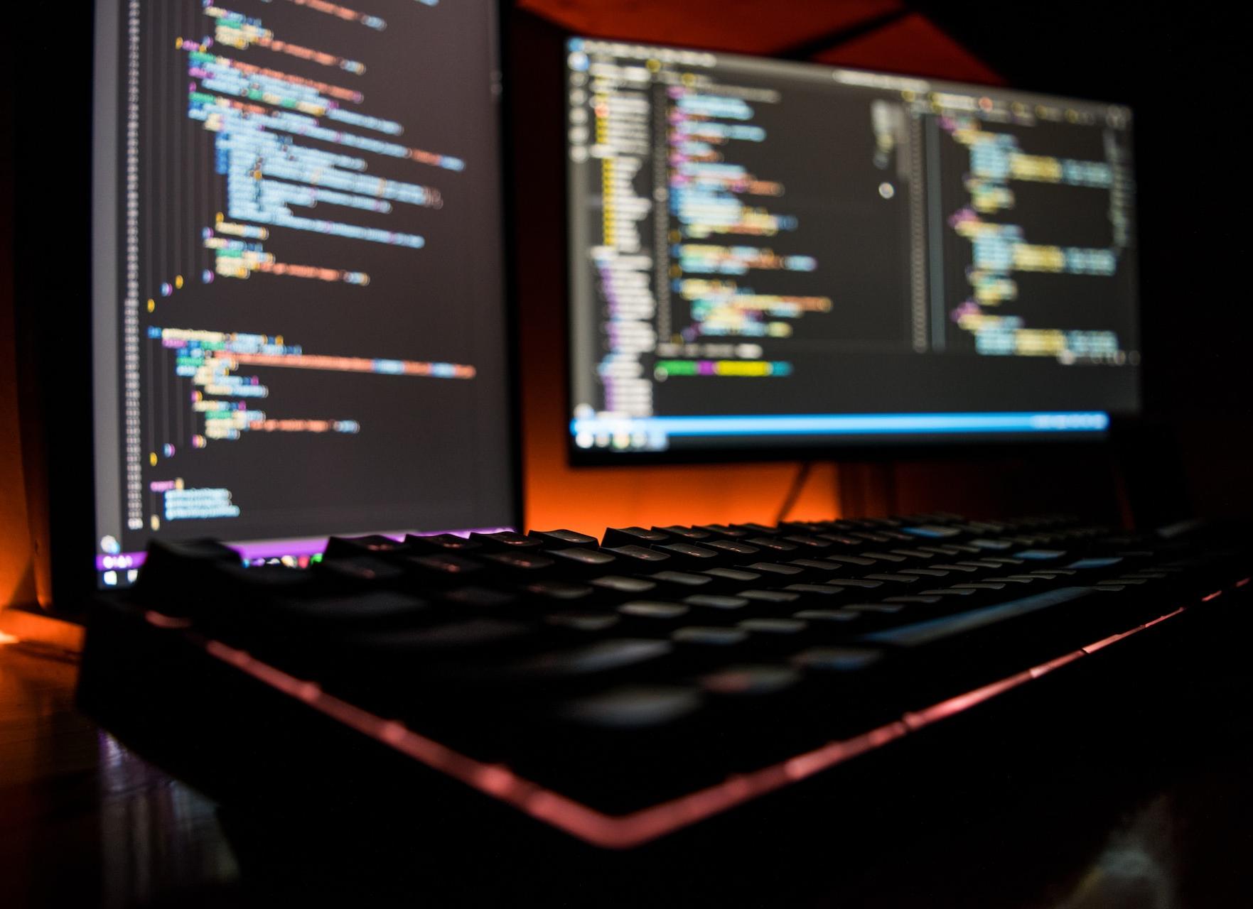 black computer keyboard